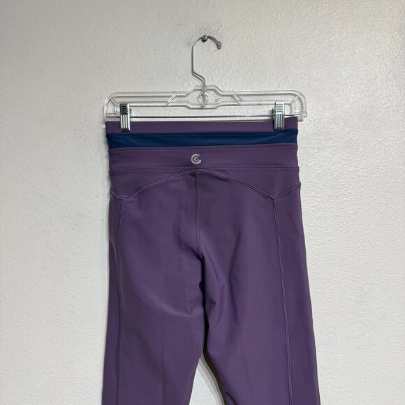 Johnny Was Calme Mulled Grape Criss Cross 7/8 Leggings Sz M - Picture 6 of 11